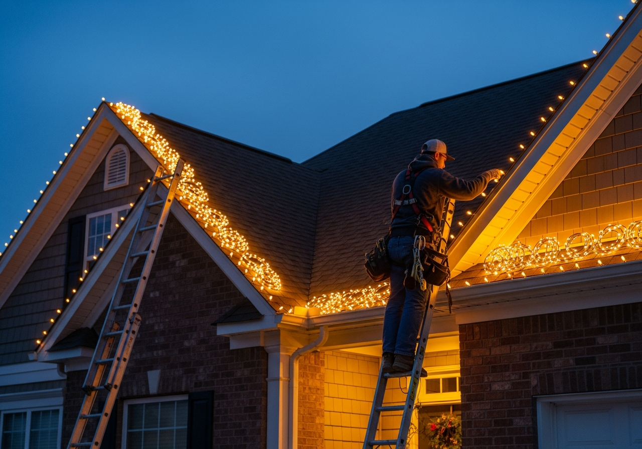 Year-round exterior lighting - Triangle area home